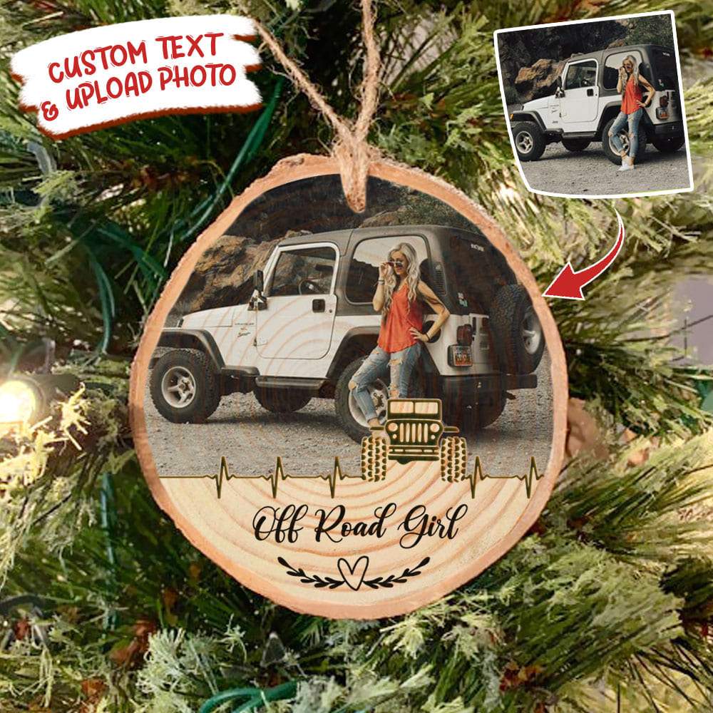 GeckoCustom Upload photo Off Road Ornament Wood Slice HN590