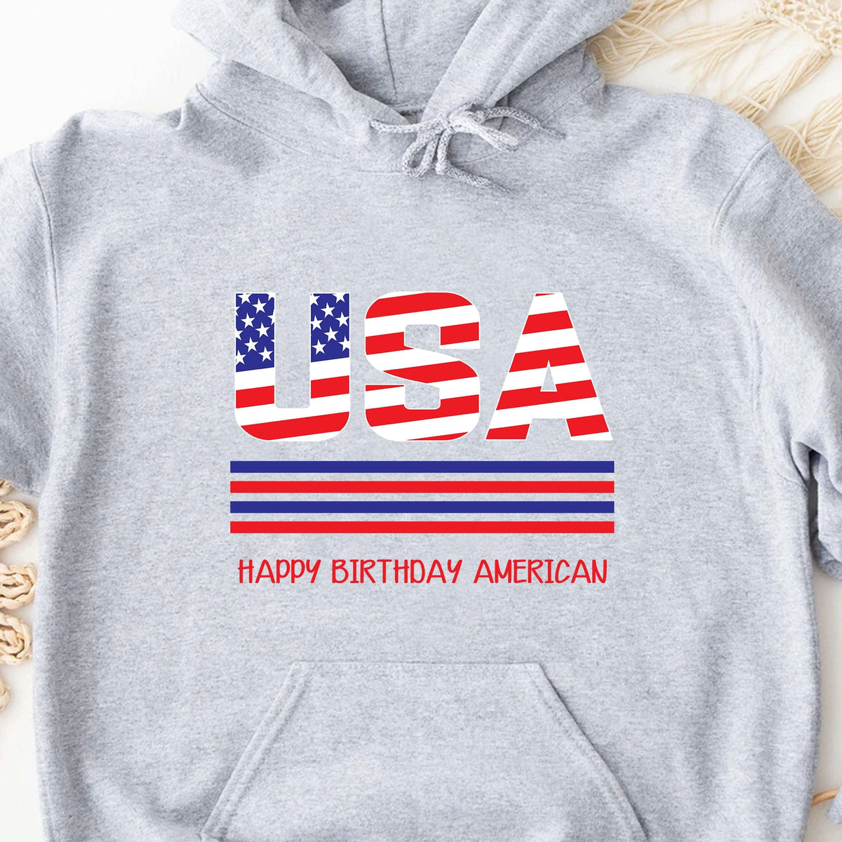 GeckoCustom Usa Flag 4th of July Personalized Custom Shirt H392