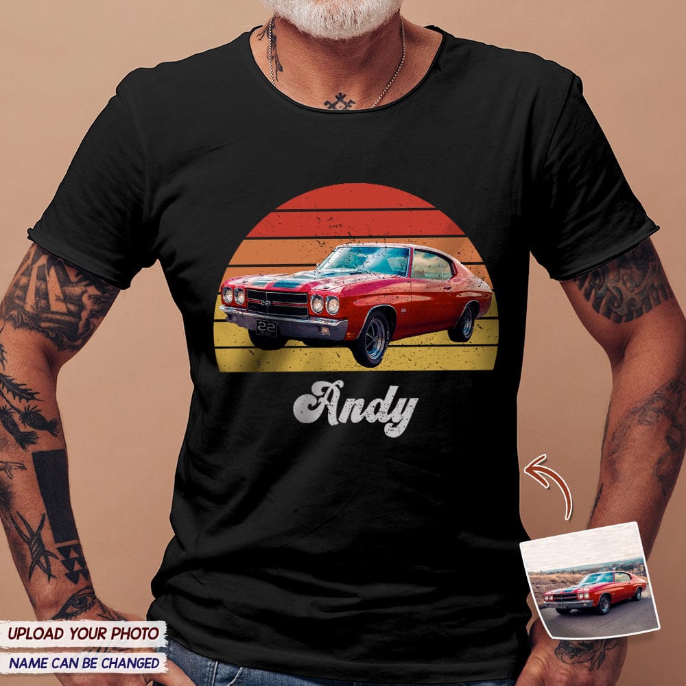 GeckoCustom Vintage Retro Car Shirt, Custom Photo Shirt N304 HN590