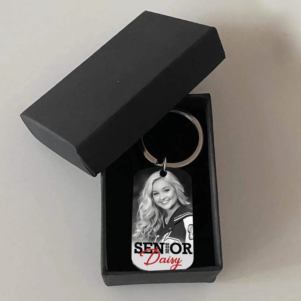 GeckoCustom You’re Braver Than You Believe Senior Keychain 2025 Graduation Keychain, 890385