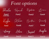 Custom Name Red Christmas Stocking Personalized Gift HO82 900442