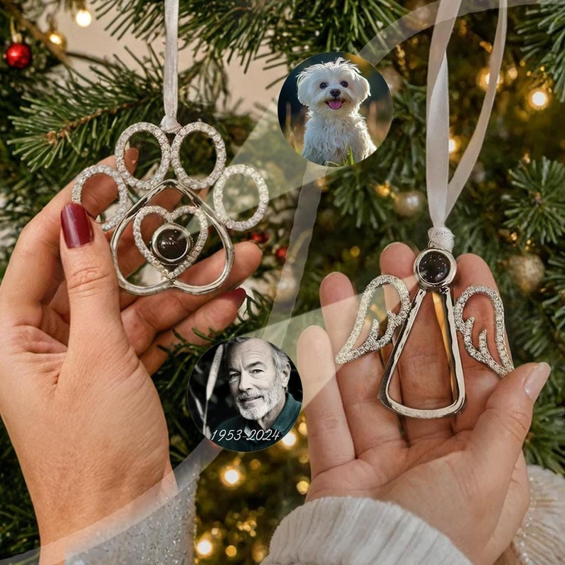 Custom Photo Keep Memory Projection Ornament TH10 896309
