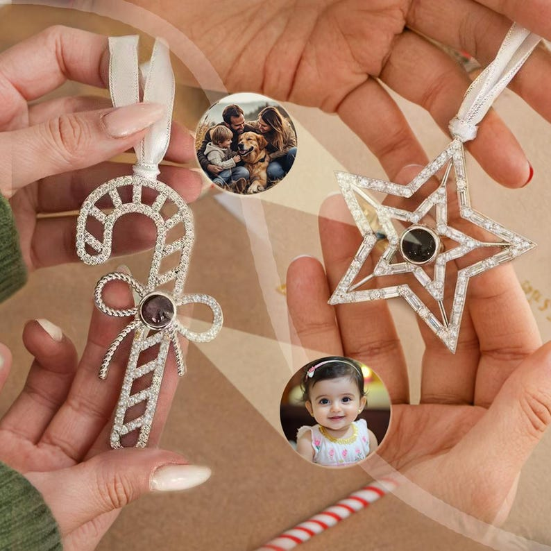 Custom Photo Keep Memory Projection Ornament TH10 896309