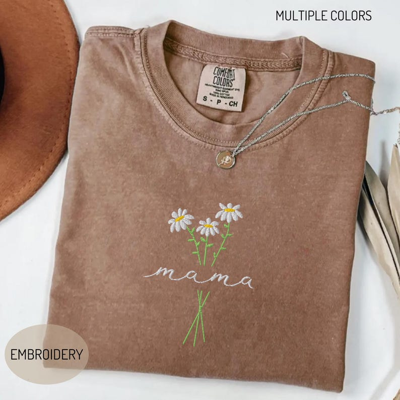 Mama Comfort Colors Shirt, Floral Mom Shirt, Mother’s Day Gift TH10 169159