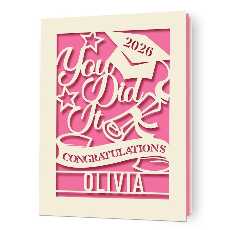 Personalized Graduation Cards for Graduates Students Friends Congratulation Class of 2026 Greeting Card TH10 169099