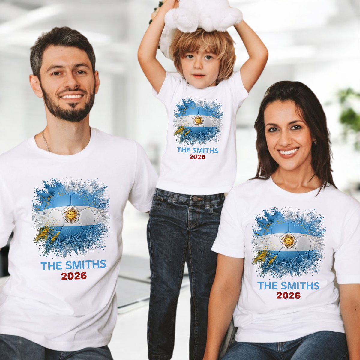 Custom Name Football World Championship Family Bright Shirt For Soccer Fans LM32 899345