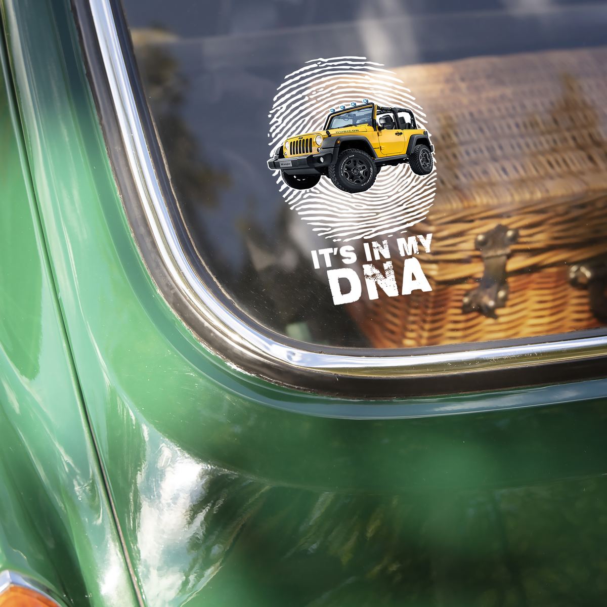 Custom Photo Car Is My DNA Car Window Decal Sticker CH07 899994