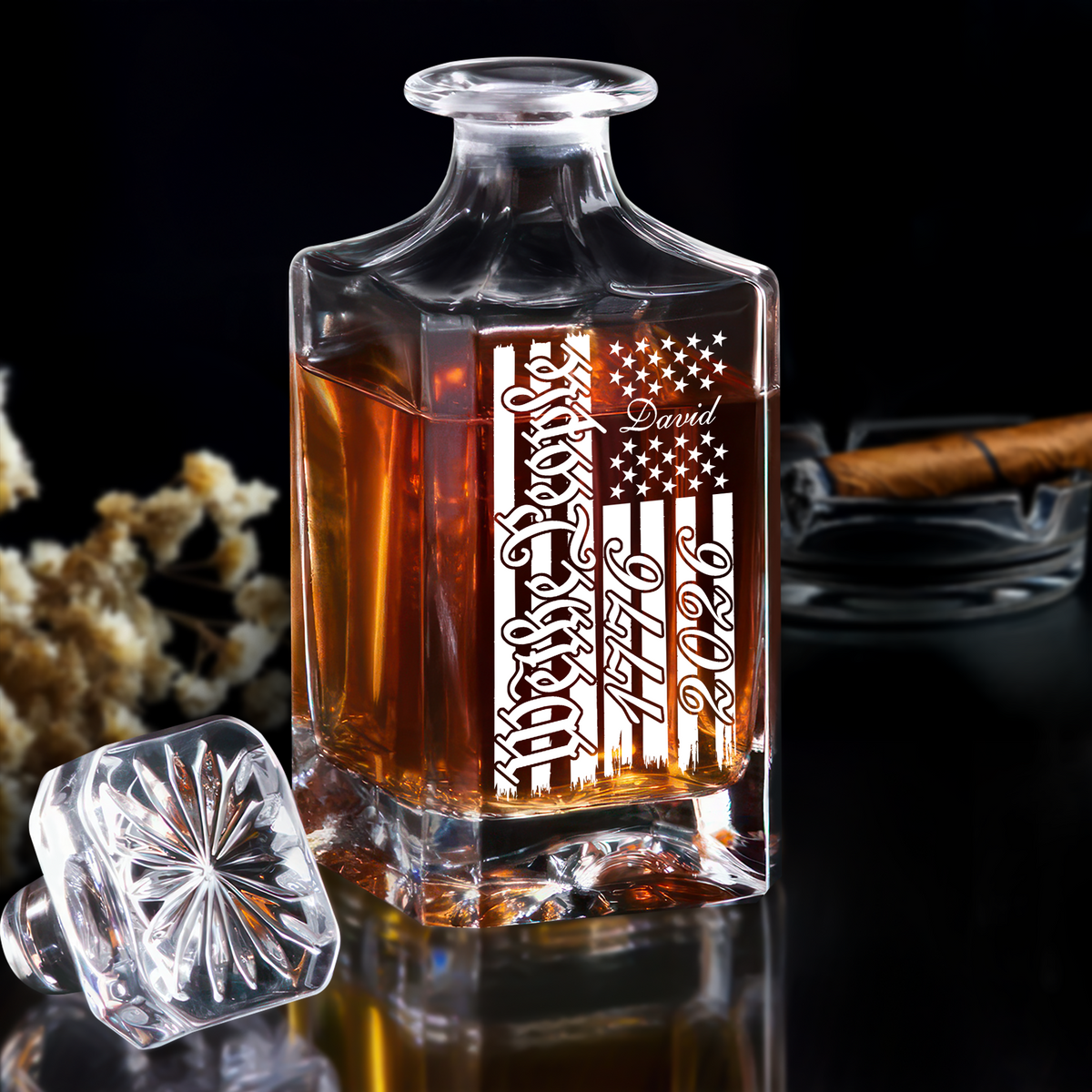 Personalized Name We The People 1776 - 2026 Decanter HA75 920272