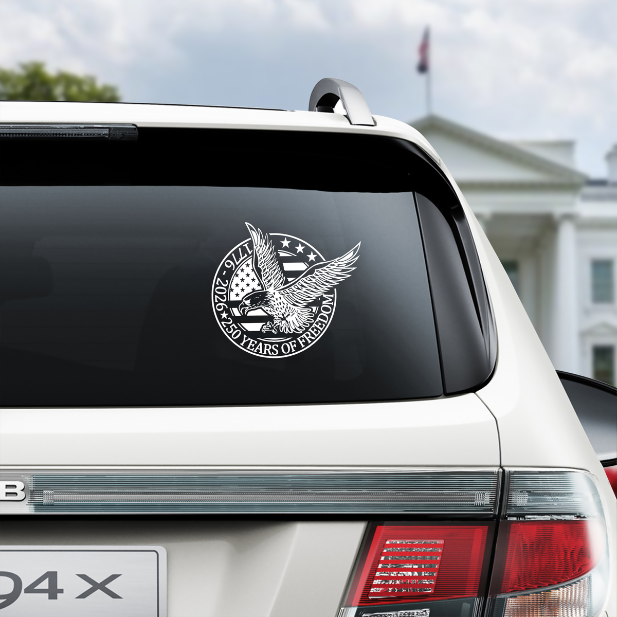 250 Years Of Freedom 1776-2026 Car Window Decal Sticker HA75 898972