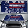 Custom Family Name We The People 250 Years America Car Sunshade CH07 910248