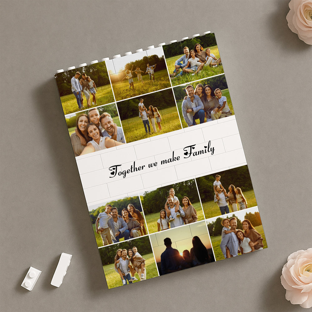 Custom Photo Together We Make Family Building Brick Blocks Mother's Day Gift HA75 920644