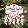 Custom Name Family With Pet - Personalized Wood Ornament LM32 895377