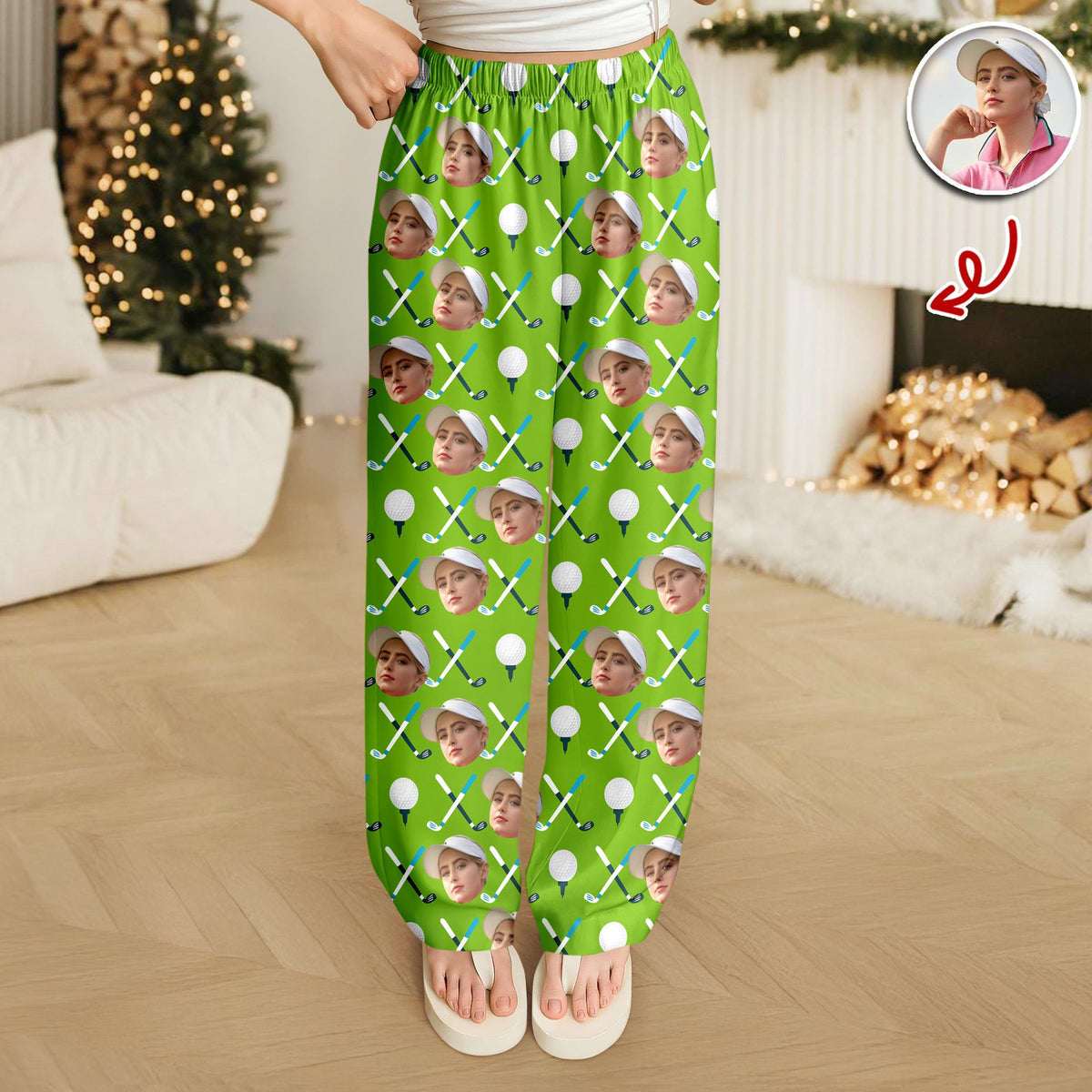 Custom Face Personalized Golf Sweatpants Gift For Golfer, Golf Lovers HA75 898560