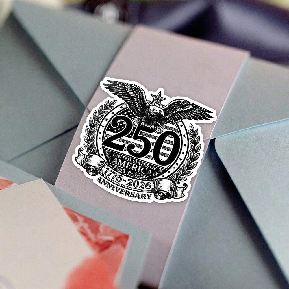 USA 250th Anniversary America 250 Years 1776-2026 Roll Sticker HA75 920670