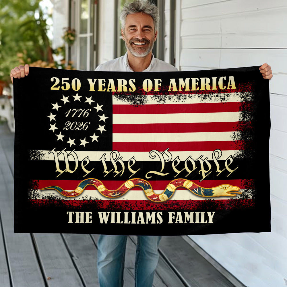 250 America Double-Sided Flag