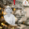 Custom Photo I'm Always With You Memorial Glass Ornament For Christmas TH10 896483