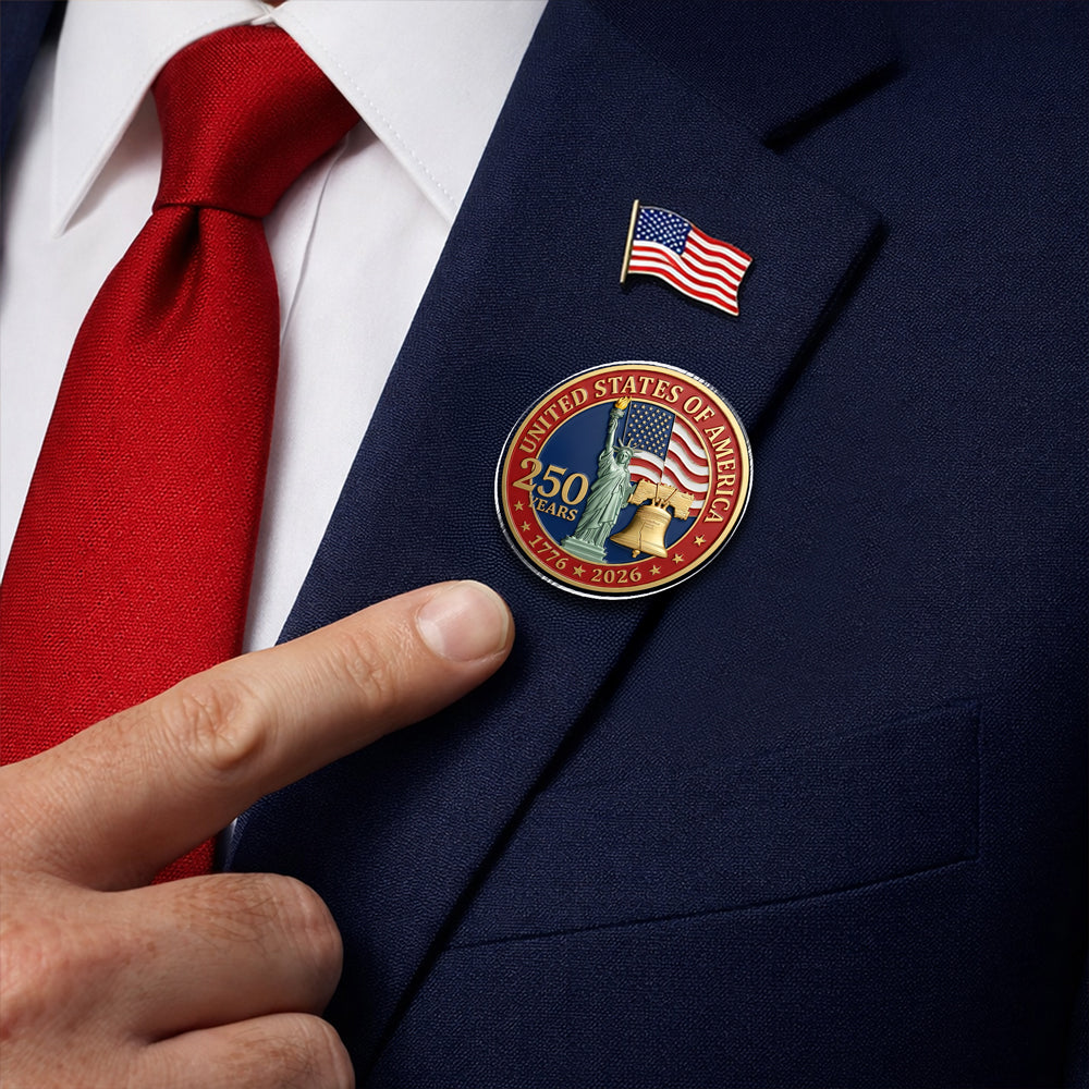 United State Of America 250 Years 1776 - 2026 Acrylic Pin TH10 169317
