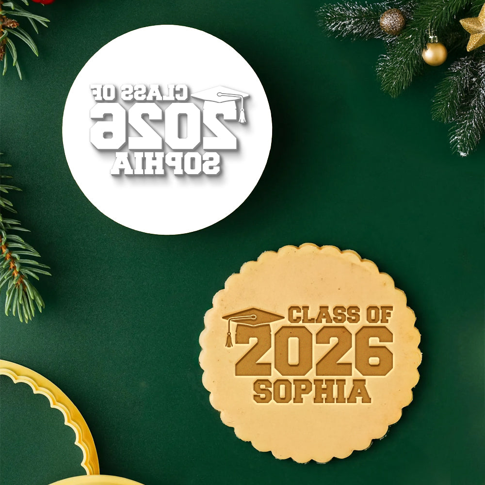 Custom Name Class of 2026 Cookie Stamp Graduation Party Gift CH07 910204