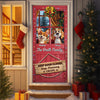 Custom Photo Keep Door Closed Dog Planning Escape Door Cover For Dog Lover TH10 896537