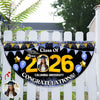 Custom Photo Graduation Senior Class Of 2026 Non-Pleated Fan Flag CH07 910634
