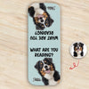 What Are You Reading - Custom Dog Photo Leather Magnetic Bookmark For Book Lovers, Dog Lovers CH07 899528