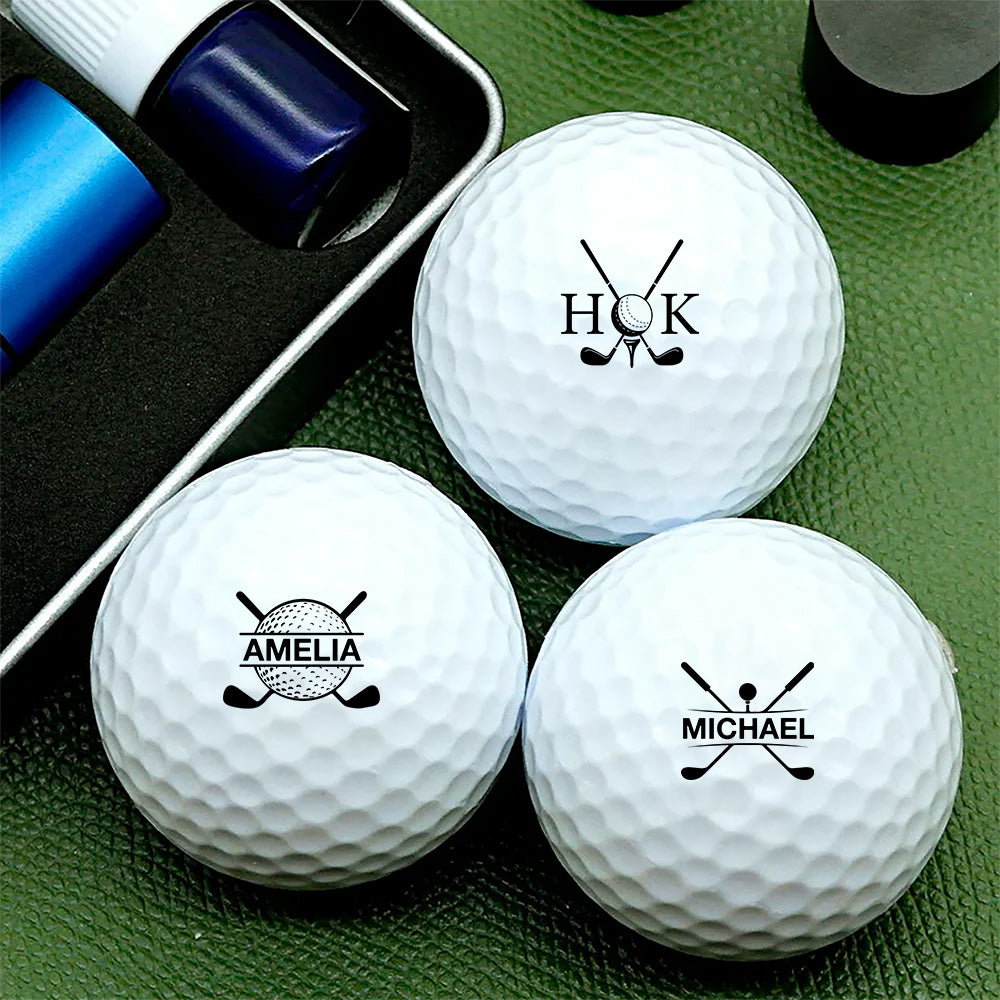 Custom Name Golf Ball Stamp Gift For Golfer, Golf Lovers CH07 895654