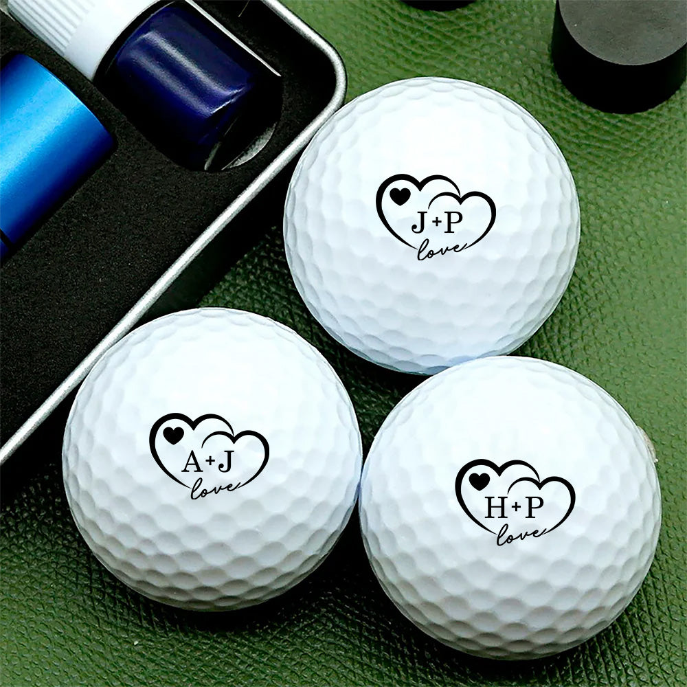 Personalized Couple Golf Ball Stamp Gift For Him Her CH07 895652