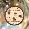 Always Under The Same Sky - Personalized 2-Layered Wooden Ornament Gifts For Besties CH07 899336