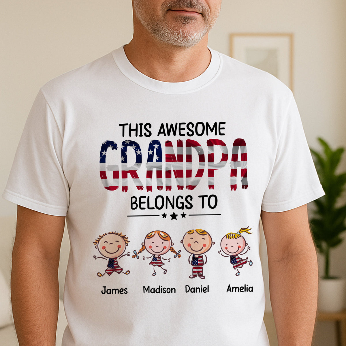 Personalized This Awesome Mom Belongs To White Shirt HA75 920864