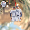 Custom Baseball Girl Besties Photo - Personalized Acrylic Ornament Gift For Baseball Lovers HO82 894680