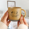 Personalized Mr and Mrs Couple Gift Pottery Mug HA75 898918
