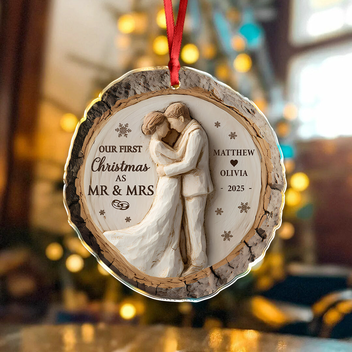 Our First Christmas- Personalized Acrylic Ornament CH07 899334