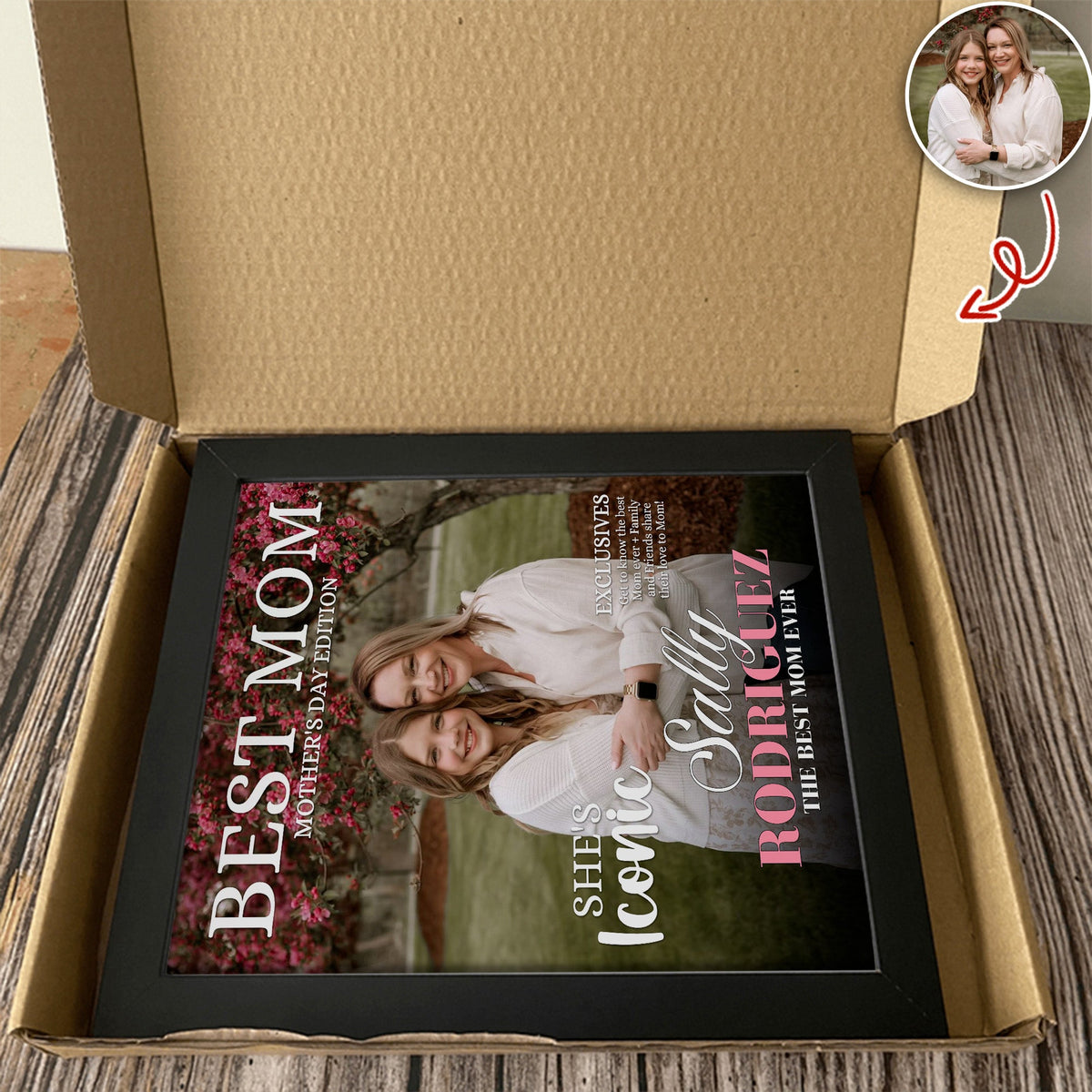 Custom Photo Best Mom Picture Frame, Mother Day Gift CH07 910670