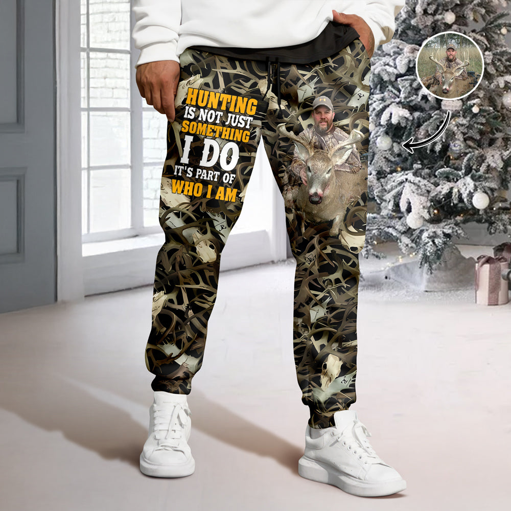 Custom Photo Hunting Is Part Of Who I am Sweatpants For Hunter TH10 896723