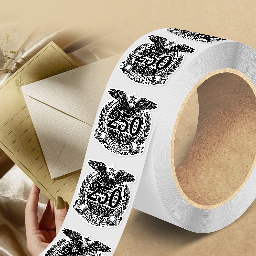 USA 250th Anniversary America 250 Years 1776-2026 Roll Sticker HA75 920670