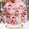 Custom Funny Face Photo Xmas Leds Family Ugly Sweater HO82 900076