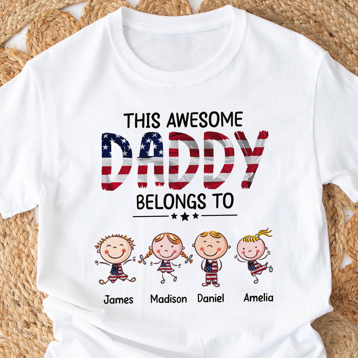 Personalized This Awesome Mom Belongs To White Shirt HA75 920864