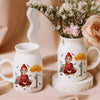 Personalized A Girl With Birth Flower Vase Gift For Book Lovers LM32 895791