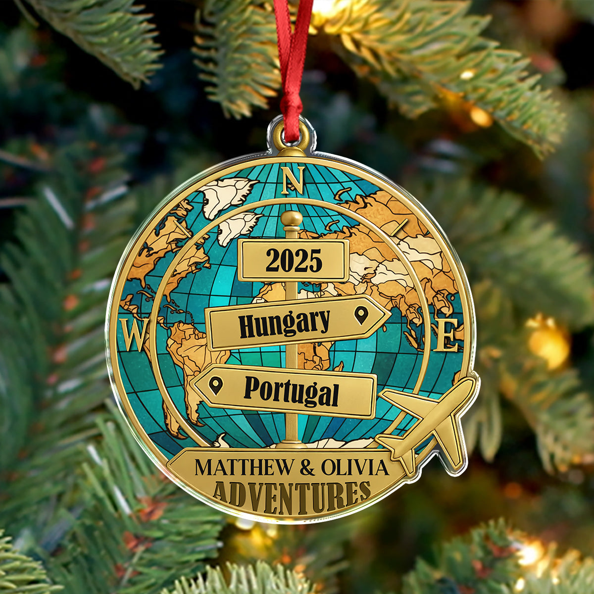 Destination Of All Year - Personalized Acrylic Ornament CH07 899318
