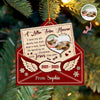 Custom Cat Photo A Letter From Heaven Sympathy Memorial Wooden Ornament LM32 895891