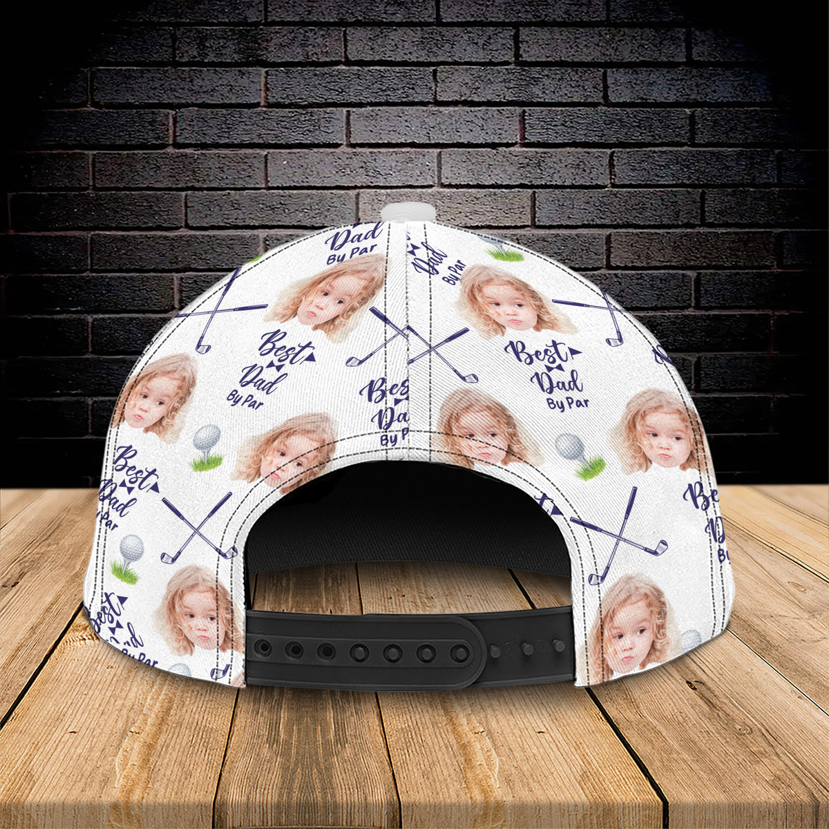 Best Dad By Par Custom Photo Golf Cap TH10 894143