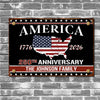 Personalized Family Name America 250th Anniversary Metal Sign TH10 898463