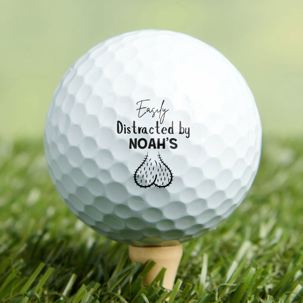 Personalized Funny Easily Distracted By Golf Ball Stamp Box, Golf Ball Marker LM32 897675