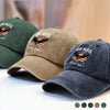 Patriotic 250th Anniversary God Bless America Eagle 1776–2026 Washed Denim Baseball Cap HO82 900978