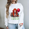 Personalized IT Halloween Sweatshirt With Kid's Names Funny Gift For Mom TH10 894359