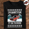 Custom Photo Oh What's Fun It Is To Ride Dark Shirt HO82 900642