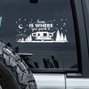 Drive Slow Drunk Campers Matter Custom Family Name Car Window Decal Sticker Gift For Camping Lovers CH07 910284