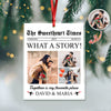 Custom Photo The Sweetheart Times Acrylic Ornament Christmas Gift For Couples HO82 894852