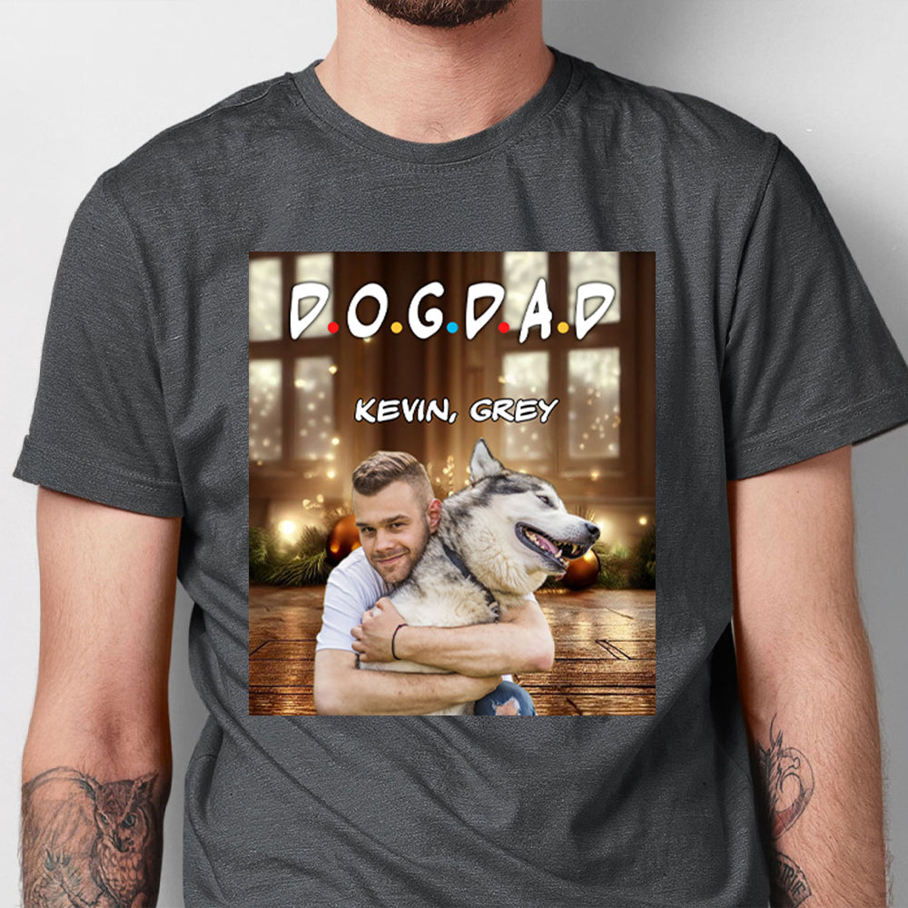 Custom Photo A Dog Mom Dad Version Dark Shirt TH10 894341