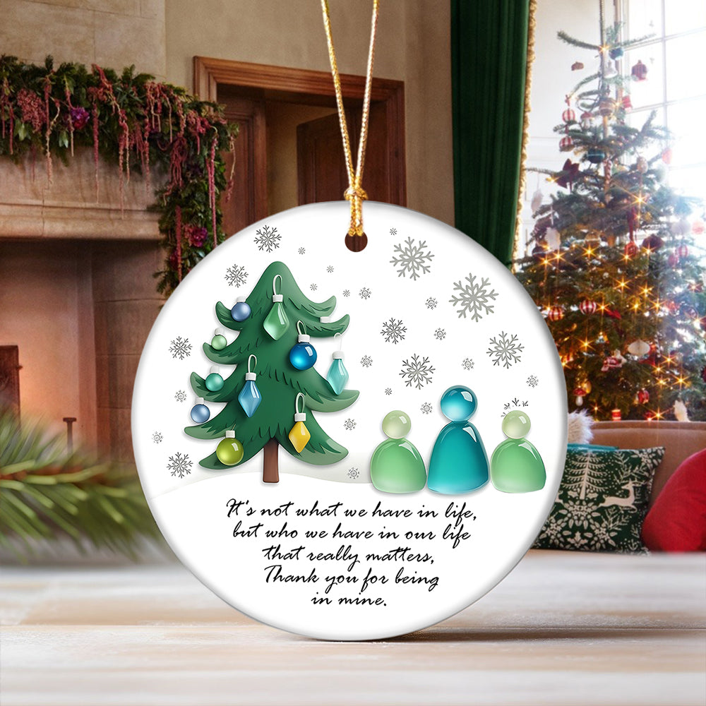 Custom Photo Meaningful Friendship Sea Besties Ceramic Ornament HO82 900220